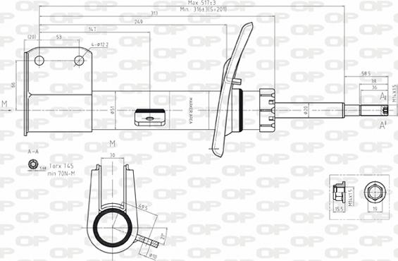 Open Parts SAB8152.31 - Ammortizzatore autozon.pro