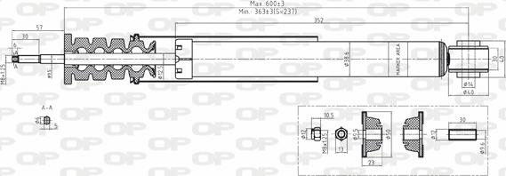 Open Parts SAB8168.32 - Ammortizzatore autozon.pro