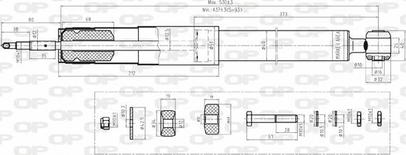 Open Parts SAB8162.31 - Ammortizzatore autozon.pro