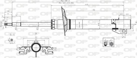 Open Parts SAB8104.31 - Ammortizzatore autozon.pro