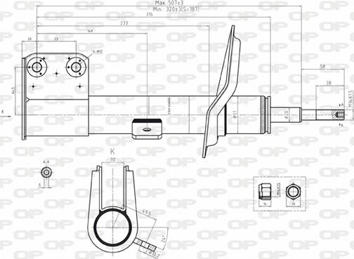 Open Parts SAB8105.31 - Ammortizzatore autozon.pro