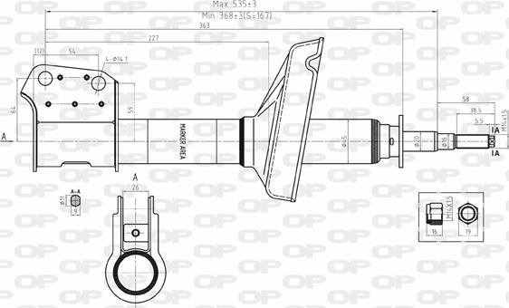 Open Parts SAB8100.11 - Ammortizzatore autozon.pro