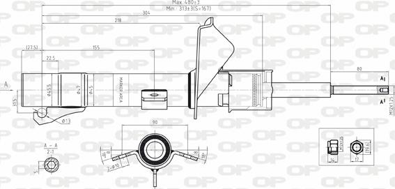 Open Parts SAB8103.31 - Ammortizzatore autozon.pro