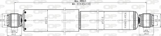 Open Parts SAB8115.32 - Ammortizzatore autozon.pro