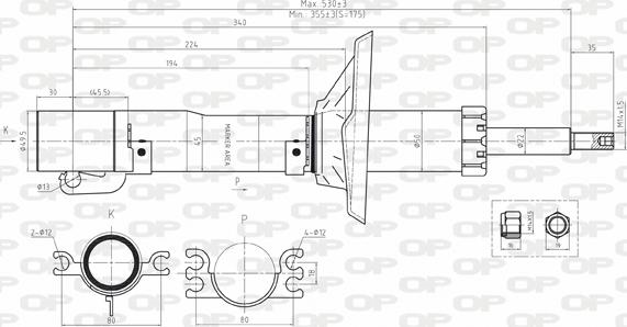 Open Parts SAB8118.11 - Ammortizzatore autozon.pro