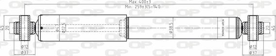 Open Parts SAB8134.12 - Ammortizzatore autozon.pro