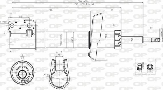 Open Parts SAB8130.31 - Ammortizzatore autozon.pro