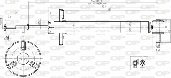 Open Parts SAB8129.32 - Ammortizzatore autozon.pro