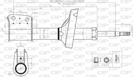 Open Parts SAB8122.31 - Ammortizzatore autozon.pro