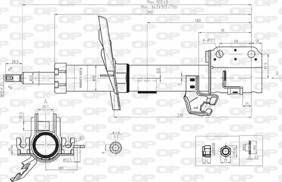 Open Parts SAB8174.31 - Ammortizzatore autozon.pro