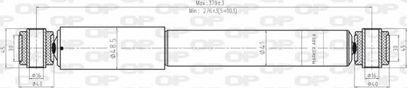 Open Parts SAB8171.12 - Ammortizzatore autozon.pro