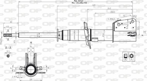 Open Parts SAB8177.31 - Ammortizzatore autozon.pro