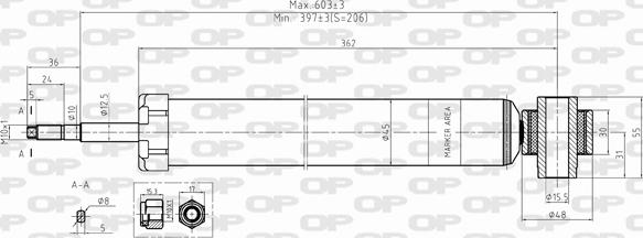 Open Parts SAB8394.32 - Ammortizzatore autozon.pro