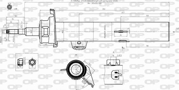 Open Parts SAB8398.31 - Ammortizzatore autozon.pro