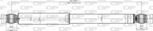 Open Parts SAB8341.32 - Ammortizzatore autozon.pro