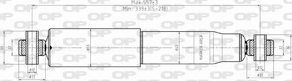 Open Parts SAB8348.32 - Ammortizzatore autozon.pro