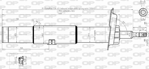 Open Parts SAB8343.31 - Ammortizzatore autozon.pro