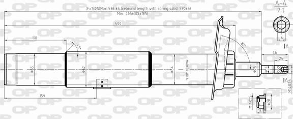 Open Parts SAB8342.31 - Ammortizzatore autozon.pro