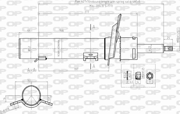 Open Parts SAB8347.31 - Ammortizzatore autozon.pro