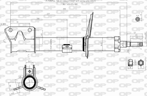 Open Parts SAB8358.31 - Ammortizzatore autozon.pro