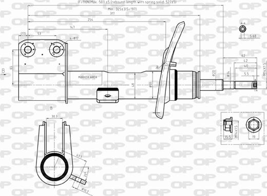 Open Parts SAB8366.31 - Ammortizzatore autozon.pro