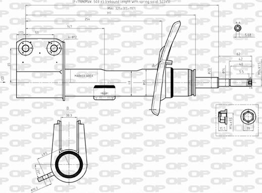 Open Parts SAB8367.31 - Ammortizzatore autozon.pro