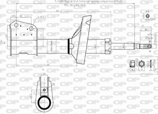 Open Parts SAB8315.31 - Ammortizzatore autozon.pro