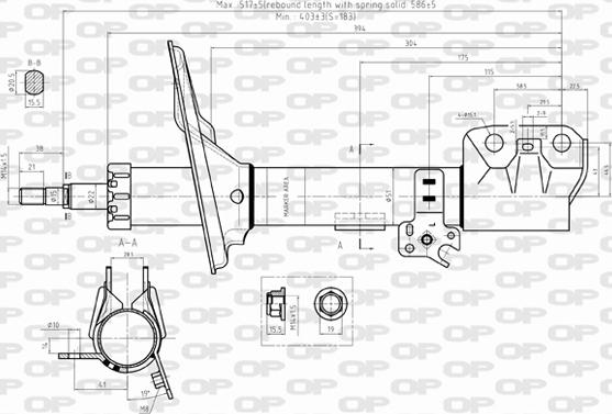 Open Parts SAB8310.31 - Ammortizzatore autozon.pro