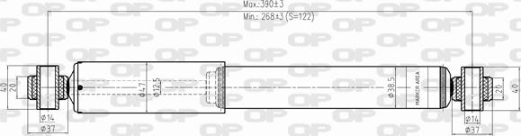 Open Parts SAB8318.32 - Ammortizzatore autozon.pro