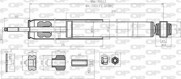 Open Parts SAB8389.32 - Ammortizzatore autozon.pro