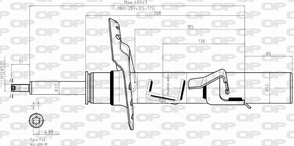 Open Parts SAB8386.31 - Ammortizzatore autozon.pro