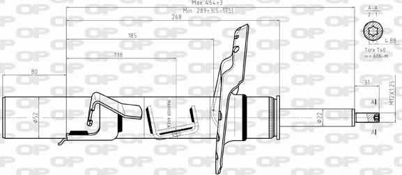 Open Parts SAB8387.31 - Ammortizzatore autozon.pro