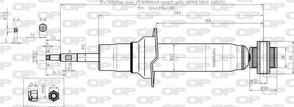 Open Parts SAB8334.32 - Ammortizzatore autozon.pro