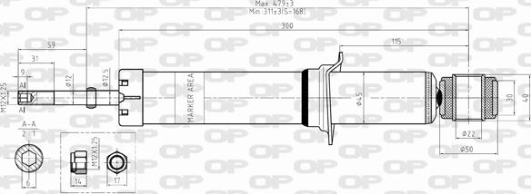 Open Parts SAB8336.32 - Ammortizzatore autozon.pro