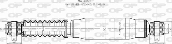 Open Parts SAB8330.32 - Ammortizzatore autozon.pro