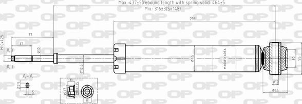 Open Parts SAB8331.32 - Ammortizzatore autozon.pro