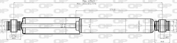 Open Parts SAB8338.32 - Ammortizzatore autozon.pro