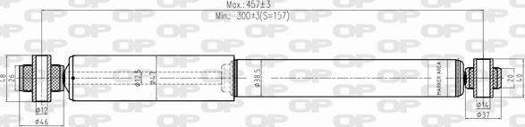 Open Parts SAB8337.32 - Ammortizzatore autozon.pro