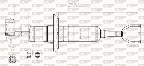 Open Parts SAB8324.31 - Ammortizzatore autozon.pro