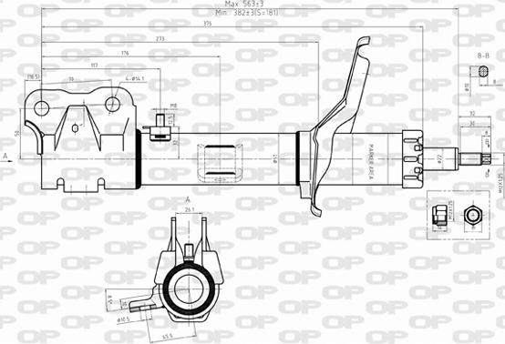 Open Parts SAB8326.31 - Ammortizzatore autozon.pro