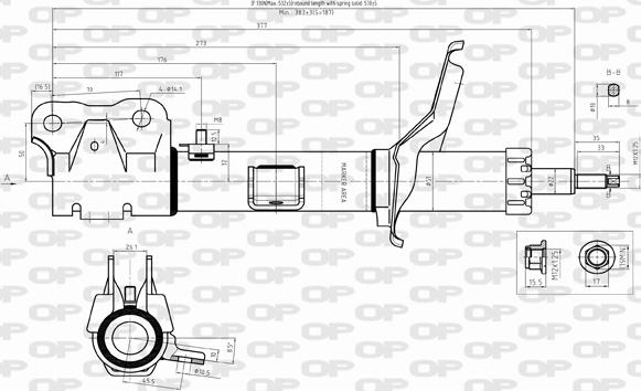 Open Parts SAB8321.31 - Ammortizzatore autozon.pro