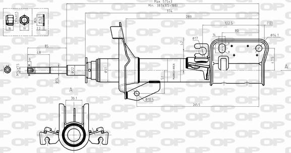 Open Parts SAB8327.31 - Ammortizzatore autozon.pro