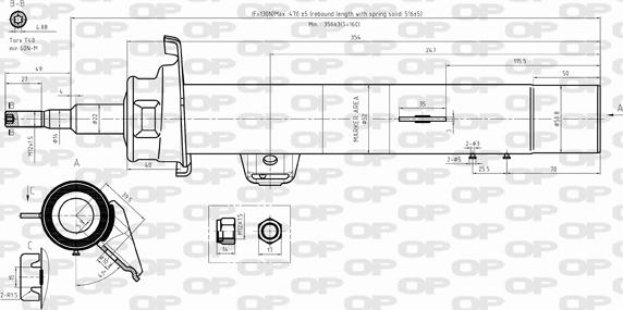 Open Parts SAB8292.31 - Ammortizzatore autozon.pro