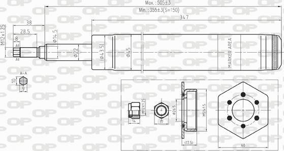 Open Parts SAB8244.11 - Ammortizzatore autozon.pro