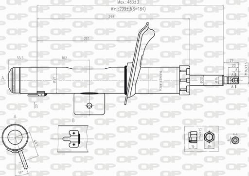 Open Parts SAB8245.11 - Ammortizzatore autozon.pro