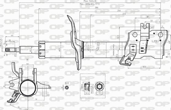 Open Parts SAB8246.31 - Ammortizzatore autozon.pro