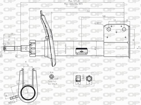 Open Parts SAB8242.31 - Ammortizzatore autozon.pro