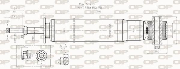 Open Parts SAB8259.32 - Ammortizzatore autozon.pro