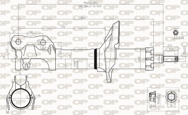 Open Parts SAB8256.31 - Ammortizzatore autozon.pro