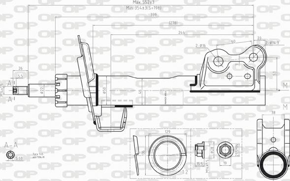 Open Parts SAB8251.31 - Ammortizzatore autozon.pro